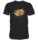 London Junkies Mini Driver Mens V-Neck Shirt