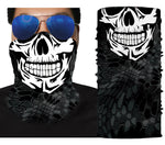 Schlauchschal Bandana 3D Motiv Maske  2er-Set je Motiv