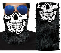 Schlauchschal Bandana 3D Motiv Maske  2er-Set je Motiv