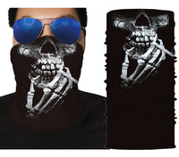 Schlauchschal Bandana 3D Motiv Maske  2er-Set je Motiv