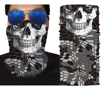 Schlauchschal Bandana 3D Motiv Maske  2er-Set je Motiv