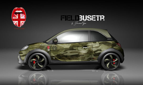 Field Buster Opel Adam Vollverklebung