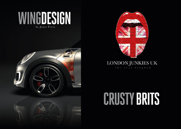 "Crusty Brits" Mini Design Folie Wing