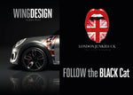 "Follow the Black Cat" Mini Design Folie Wing