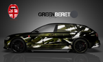 Audi RS6 Gumball Edition Car Wrapping Design "Green Beret"