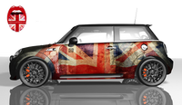Mini Vollverklebung