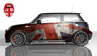 Mini Vollverklebung