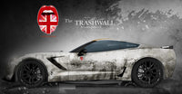 The Trash Wall Corvette Vollverklebung
