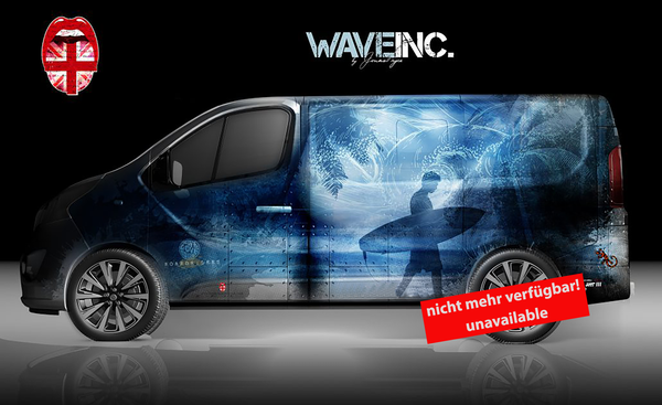 Opel Vivaro full body wrap Design "Wave Inc"