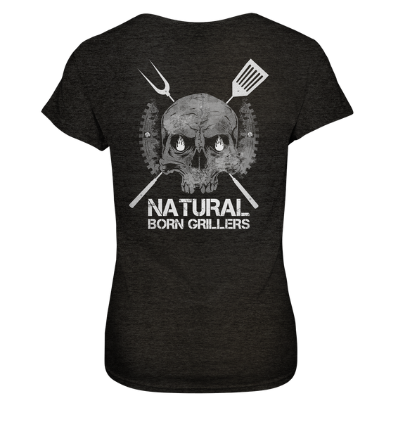 Natural Born Grillers Ladies Organic Shirt (meliert)