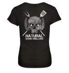 Natural Born Grillers Ladies Organic V-Neck Shirt