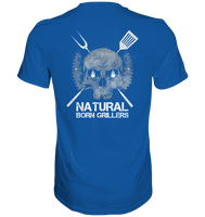 Natural Born Grillers Mens Organic V-Neck Shirt