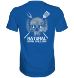 Natural Born Grillers Mens Organic V-Neck Shirt
