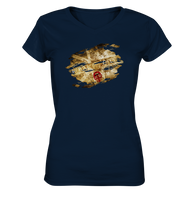 London Junkies Mini Driver Ladies V-Neck Shirt
