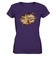 London Junkies Mini Driver Ladies V-Neck Shirt