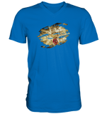 London Junkies Mini Driver Mens V-Neck Shirt