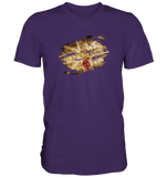 London Junkies Mini Driver Mens V-Neck Shirt